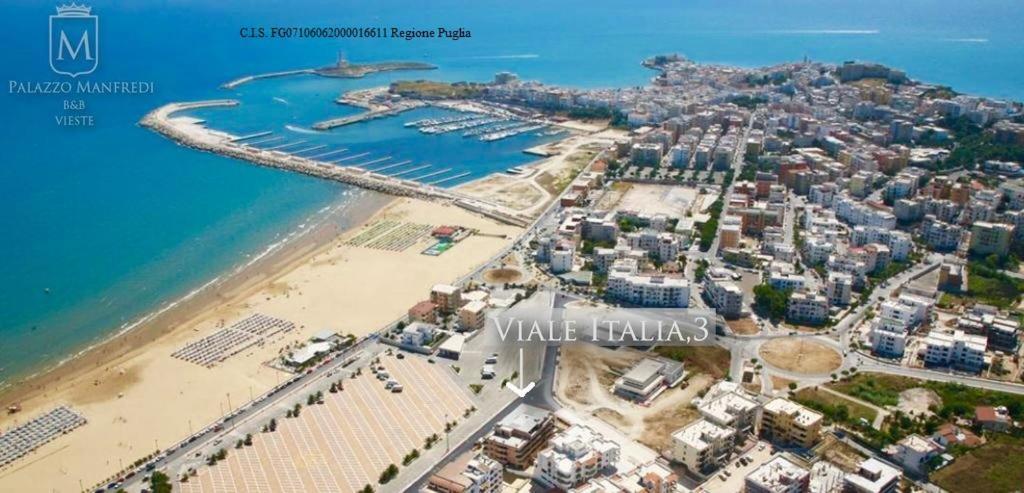 B&B Palazzo Manfredi Vieste, Fronte Mare Con Parcheggio Экстерьер фото